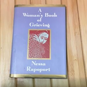 Book A Woman's Book of Grieving by Nessa Rapoport - Purple Cover